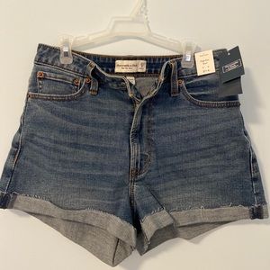 Abercrombie high-rise shorts